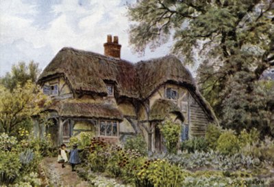 Cottage di Cowdray, Midhurst, Sussex da Alfred Robert Quinton